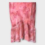 City Triangles Vintage 90s Y2K Ruffled Layered Slip Dress Pink Paisley 11 Flirty Photo 7