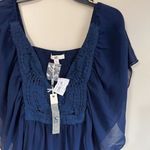 YA Los Angeles NWT  large navy top Photo 1