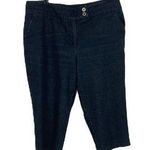 Apostrophe  capris dark blue Denim Crop Pants 14p Photo 0