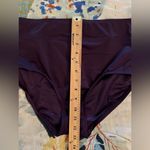 Lands' End  10 High-Waisted Bikini Bottoms Purple Swim NWT Photo 7