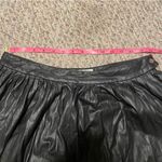 Aritzia Wilfred Le Fou Pleated Vegan Leather Skirt Black- Size 10 Photo 11