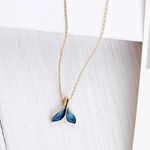Boutique Enameled Fish Tail Gold Tone Chain Photo 2