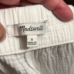 Madewell  White Beach Cover-Up Track Trousers Size Small EUC #1043-OAK Photo 6