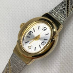 Vintage Avon women’s silver gold tone watch 18mm oval up to 7.5” quartz running Photo 2
