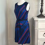 Callaway  Truesculpt Ski Lines Pocket  Sleeveless Golf Active‎ Dress Blue Small Photo 3