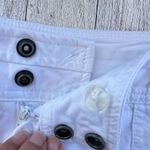 Coldwater Creek  Capri Pants Sz 12 Tie Bottoms White Koi Fish Coastal Stretch Photo 5