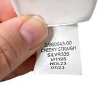 Gap Metallic Silver Cheeky Straight High Rise Pants Photo 15