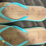 REEF Blue Sandals with Cork Footbed (very comfortable) Photo 3