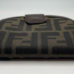 Fendi Zucca Vintage Bifold Wallet - Brown - Preowned Photo 5
