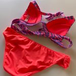 Victoria's Secret Victoria’s Secret hot pink & lilac zebra animal print swimsuit two piece bikini Photo 2