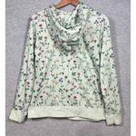 Adidas Womens Size S Hoodie Trefoil Floral Print Mint Green Photo 6