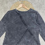 Blackmilk NWT  Raider Acid Sweatshirt Top Asymmetrical Longsleeve Raw Hem Size S Photo 3