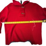Ralph Lauren LRL Lauren Jeans Co  Red Cotton Knit Toggle Sweater Medium Photo 1