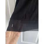 Nina Leonard  Women's Black V Neck Blouse‎ Quiet Luxury Closet Staple Photo 3