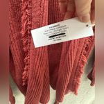 Bishop and Young NEW  fringe cardigan in currant orange/rust size small-medium Photo 8