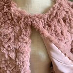 Line and Dot  Conrad Mauve Faux Fur Jacket L Photo 3