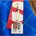 Spanx  Swim Bottom Womens 12 Electric Blue Geo Skirted Shaping Swim Bottom NWT Photo 6