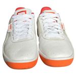 Puma  California Women's‎ Sneaker Size 8.5 White Pink Orange Leather Photo 1