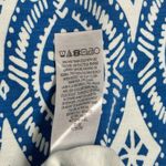 Hatley Dress Womens Medium Blue White Geometric Jersey Knit Office Business Blue Photo 8