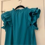 The Drop Teal Waist Mini Dress Blue Size L Photo 7