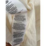 7 For All Mankind Cream White Bubble Sleeve Zip Up Detail Blouse size XS NWT Photo 9