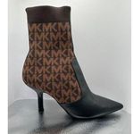 Michael Kors Shiloh Logo Stretch Knit and Leather Sock Boot SIZE 9.5 Photo 0