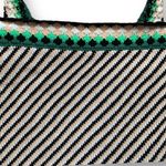 Lane Bryant  Striped Stitch Sweater Tank Crocheted Square Neck Neutral Pullover Photo 7