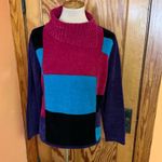 Vintage Y2K bright Colorblock sweater Pink Size L Photo 4