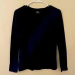 Cherokee black thermal long sleeved classic tee cotton top winter warm comfort Photo 0