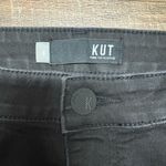 Kut From The Kloth  Catherine Mid-Rise Boyfriend Black Jeans Size 8 Photo 2