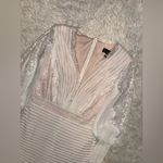 Tadashi Shoji NEW Nyssa Bishop Sleeve Lace Pintuck Long SleeveMidi Dress sz 6 Photo 10