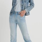 Lucky Brand ‘Tomboy Denim Trucker’ Distressed Denim Jacket in ‘Cumberland River’ Photo 5