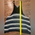 ZARA Knit Collection Mesh Knit Tank Top Size: Medium Photo 6