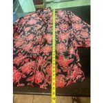 Victoria's Secret  Gold Label Vintage Sz L Floral Satin Nightshirt Gown‎ Shirt Photo 5