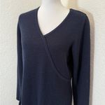Pendleton  Merino wool faux wrap sweater‎ dress. Large Photo 1