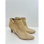 Vince Camuto Boots Size 10 Leather Suede Pointed Toe Ankle Booties Zip Closure Photo 2