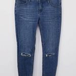 Free People Mid rise Ripped Knee Frayed Hem Crop Photo 0