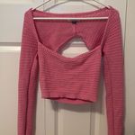 American Eagle AE pink sweater top Photo 0