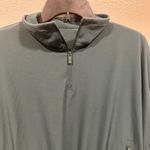 Alo Yoga ALO Pullover Half Zip CROPPED ELEVATION COVERUP Midnight Green Photo 6