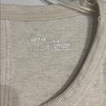 Aerie  ENDLESS SUMMER WOMENS CREAM LONG SLEEVE SHIRT MEDIUM Photo 2