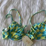 Aurelle Swim NWT Riza Green Bikini Top Photo 4