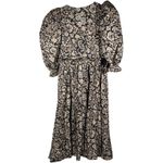 Area Stars Medallion Knee Length‎ Midi Dress Tan M NWT Size M Photo 1