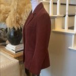 Oscar de la Renta Vintage 80’s Oscar De La Rente Corduroy Blazer Maroon Size 9/10 Photo 4