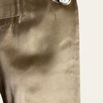 Diane Von Furstenberg  Light Brown Satin One Button Blazer Jacket Size 4 Photo 4