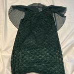 Connected Apparel  boat neck cape chiffon sleeve floral lace dress . Sophisticate Photo 2