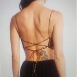 STAUD  Leonie Tie Back Crop Top Size L Photo 1