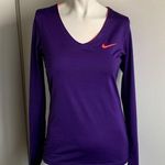 Nike Pro Dri-Fit purple long sleeve shirt Photo 0