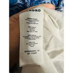 Sandro  Blue Floral Linen Blend A-Line V-Neck Mini Dress Size 36 US 4 Photo 13