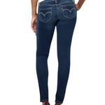 Levi's Levi’s Jeans Juniors Bold Curve 7" Low Rise Skinny Dark Blue Wash Size 13M Photo 1