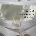 J.O.A. White Off Shoulder Cascade‎ Sleeve Cotton Blouse Size XS Photo 5